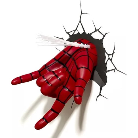 Fxlight - Aplique Mural 3D Diseño Mano Spider Man