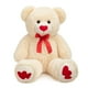 thumbnail image 3 of Peluche con forma de oso de peluche HollyHome, 90 cm, con corazón rojo, 3 of 3