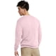 thumbnail image 2 of Sudadera Hanes EcoSmart de forro polar con cuello redondo para hombre, color rosa pálido, 2 of 5