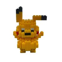 Genérico - Armable 3D Micro Blocks Pikachu 13Cm 525 Piezas
