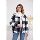 thumbnail image 3 of Chaqueta Leñadora Peluda Oversize Mujer Invierno Calidad Premium 6075, 3 of 4
