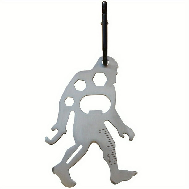 1pc Multifunctional Stainless Steel Tool Card For Outdoor Kayaking Camping Travel Hiking, Portable Outdoor Survival Tool