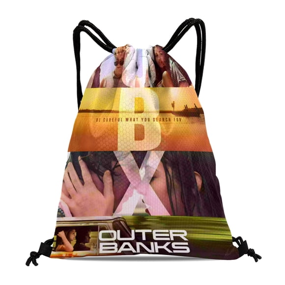 Outer Banks Mochila de Cuerdas para Deportes y Gimnasio, Bolsa de Cuerdas Resistente al Agua, Bolsa Cinch, 30×40cm