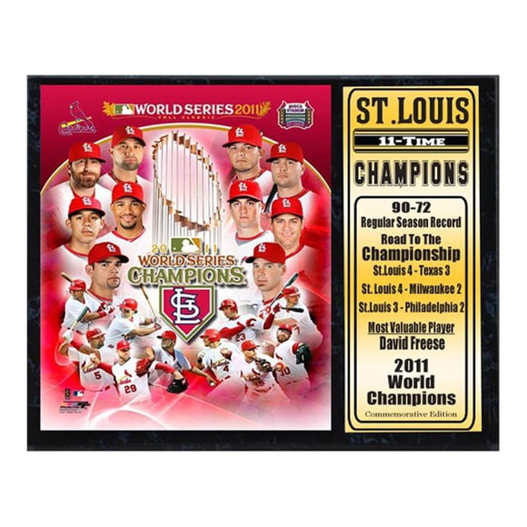 Plaque Encore selecciona la Serie Mundial 2011 de los St. Louis Cardinals de la MLB