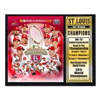 Plaque Encore Selecciona La Serie Mundial 2011 De Los St. Louis Cardinals De La Mlb