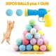 thumbnail image 3 of Pistola lanzadora de bolas para gatos MeoHui, 31 unidades con 30 bolas de peluche, 3 of 7