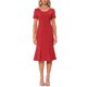 thumbnail image 1 of INSPIRE CHIC Vestido de Tubo para Mujer Fiesta de Cóctel Vintage de los Años 50 con Botones Decorativos Vestido Midi de Sirena con Volantes XS Rojo, 1 of 6