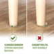 thumbnail image 5 of Protectores De Fieltro Para Muebles 48 Piezas Redondos Beige 2 5 Cm, 5 of 7