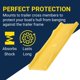 thumbnail image 3 of Protector para casco de barco, protector de quilla de PVC amarillo, 15 x 3,5 cm, 3 of 7
