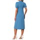 thumbnail image 3 of INSPIRE CHIC Vestidos de Trabajo para Mujeres Embarazadas Cuello Simulado Botón Plisado Frontal Oficina Línea A Vestido de Negocios de Embarazo L Azul Pavo Real, 3 of 6