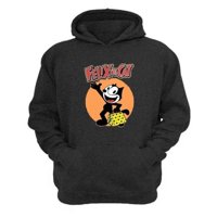 Genérico - Polerón Canguro El Gato Felix Gris Oscuro Talla M Unisex