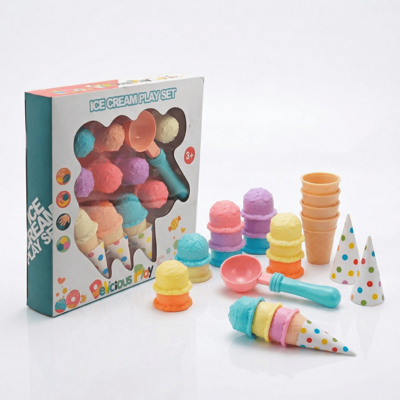 Juguete Set De Helados - Toyng