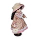 thumbnail image 3 of Muñeca De Niña De Pie Con Pelo Rizado, Muñeca De Cerámica Rústica Para Regalo, Adorno De Cumpleaños, Color Rosa, 3 of 3