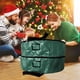 thumbnail image 4 of Bolsa de almacenamiento de doble capa para coronas navideñas, color puro, con cremalleras dobles y asas para Navidad (rojo/verde, 76 cm), 4 of 8