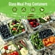 thumbnail image 2 of Recipientes de vidrio para preparación de comidas FIT Strong & Healthy, 4 x 800 ml, 2 of 7