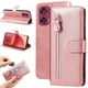 thumbnail image 1 of Funda con Cremallera para Motorola Edge 50 Fusion, Carcasa Cartera de Cuero PU con Soporte y Tarjetero, 1 of 5