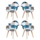 thumbnail image 1 of Sitial Pack 4 Poltrona Eames Patchwork Azul, 1 of 4