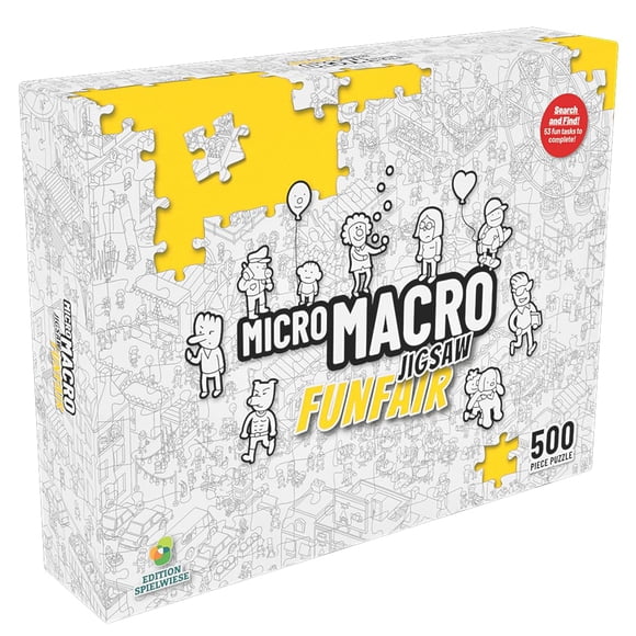 Rompecabezas Hachette, juegos de mesa MicroMacro Funfair, 500 piezas