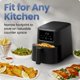 thumbnail image 5 of Freidora de Aire Chefman 3.5QT 4 en 1 Digital 120V Negra, 5 of 8