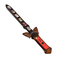 Genérico - Accesorios Deportivos Switch: Game Sword Para Chambara, Tears Of The Kingdom Y Skyward Sword Hd - Compatible Con Nintendo Switch, Incluye 12 Ranuras Para Tarjetas De Juego.-Marrón