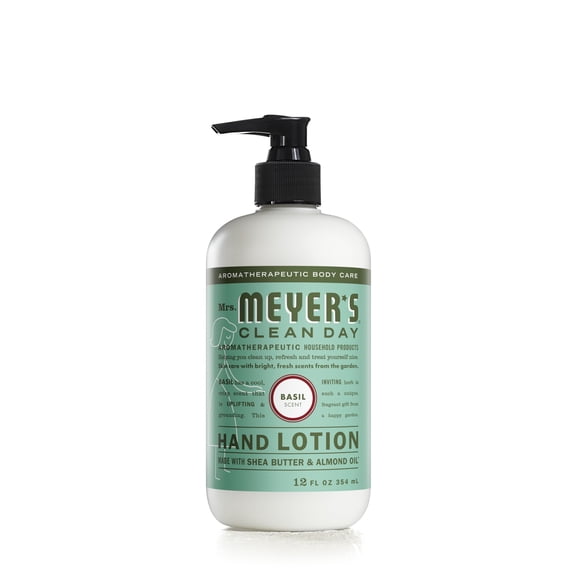 Loción de manos MRS. MEYER'S CLEAN DAY Basil 355 ml para manos secas