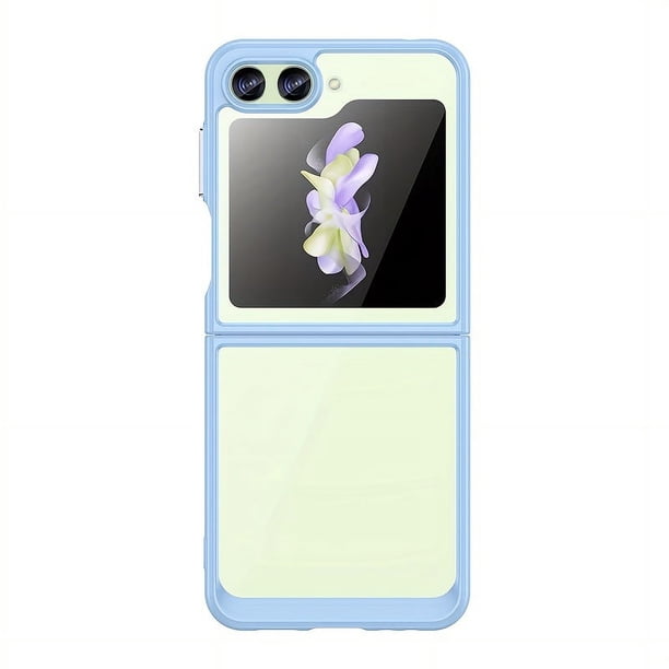 Clear Hard Transparent Acrylic Case For Samsung Galaxy Z Flip 5 Mobile Phone Cover Case