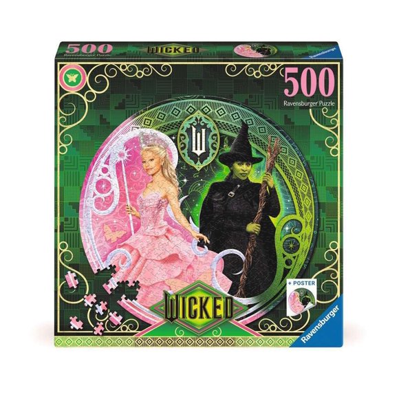 Rompecabezas Ravensburger Wicked: Acto 1 500 piezas
