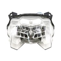 Ioensy - Piezas De Reparación De Luz Trasera De Motocicleta, Luz De Freno Para Fz-09 2017-2020, Tapa Transparente