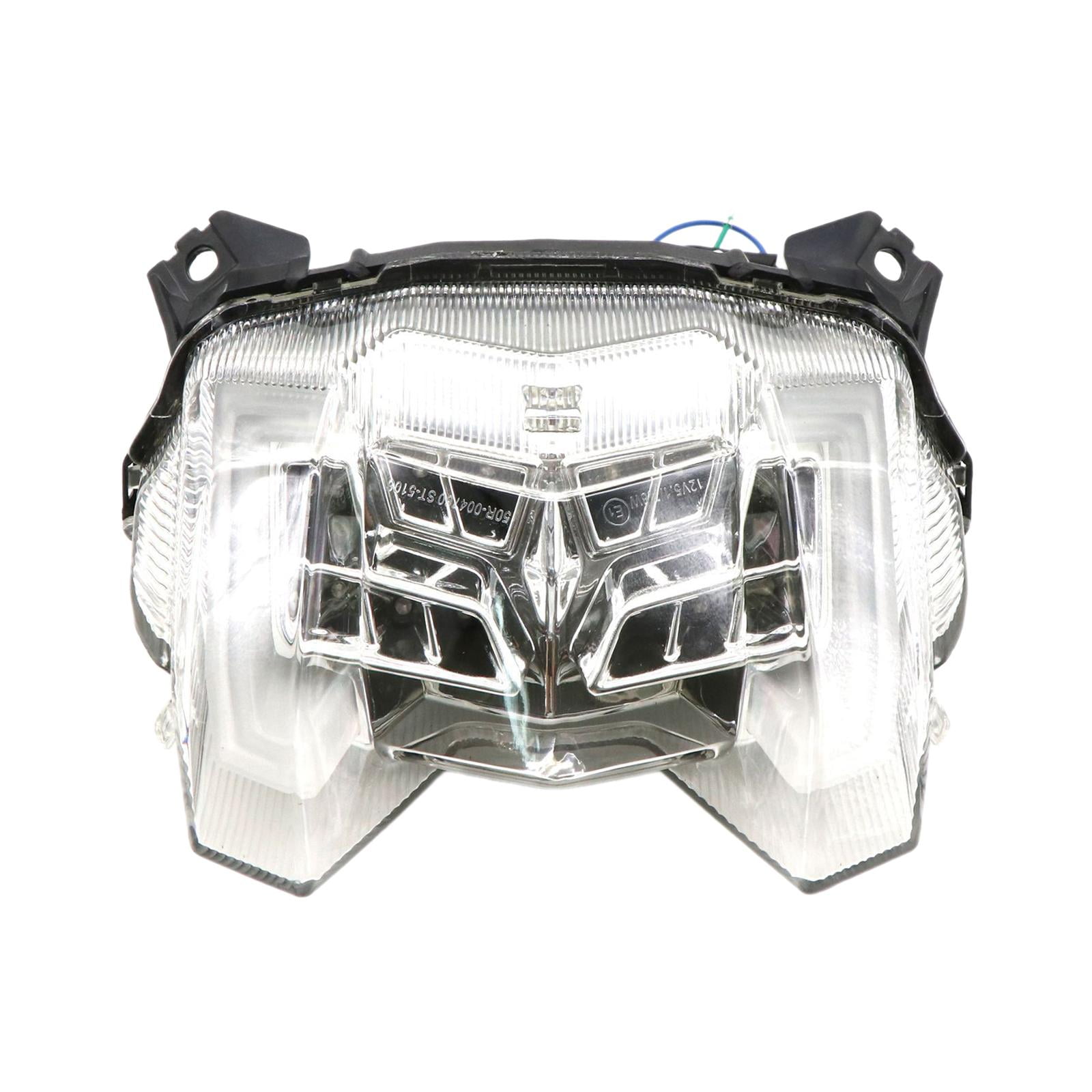 Ioensy - Piezas De Reparación De Luz Trasera De Motocicleta, Luz De Freno Para Fz-09 2017-2020, Tapa Transparente