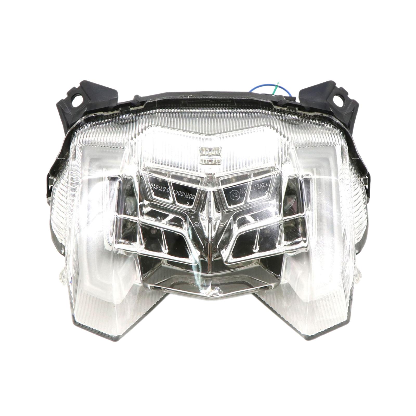 Ioensy - Piezas De Reparación De Luz Trasera De Motocicleta, Luz De Freno Para Fz-09 2017-2020, Tapa Transparente