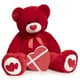 thumbnail image 1 of Peluche con forma de oso de peluche HollyHome, 90 cm, con corazón rojo, 1 of 3