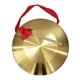 thumbnail image 4 of Instrumento de gong Mini gong de mano pequeña, percusión multiusos, gong de latón con mazo para ceremonias de celebración en el hogar y la Oficina , 32cm, 4 of 5
