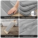 thumbnail image 4 of suxuMhao Juego de 3 Piezas de Tapetes para Baño, Tapete de Baño Absorbente de Forro Polar Coral, Tapete de Ducha Incluye en Forma de U 16x20in y Rectangular 31.5x20in/16x23.6in, Tapetes para Piso de, 4 of 4