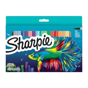 Marcadores Sharpie Permanente Pez Set 18 Colores