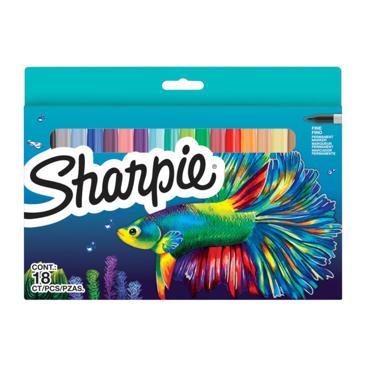 Marcadores Sharpie Permanente Pez Set 18 Colores