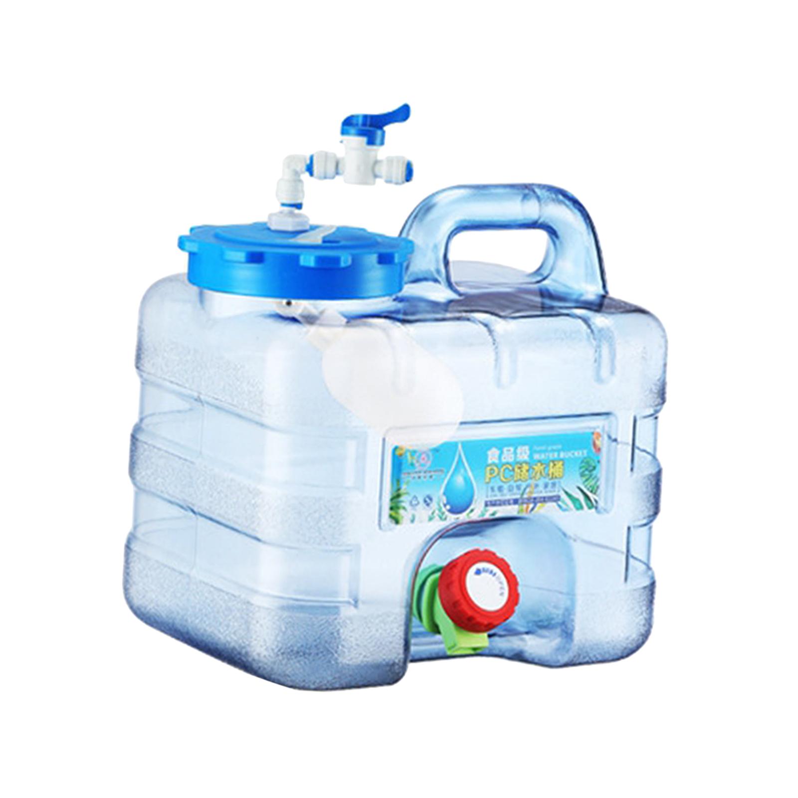 Ioensy - Contenedor De Agua Tanque De Agua Portátil Con Asa Portador De Botellas De Agua Vacías