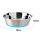 thumbnail image 2 of Cuenco de acero inoxidable para perros y gatos, antideslizante, con base de goma antiderrames., 2 of 5
