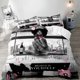 thumbnail image 1 of 3PCS Sexy Black Girl Duvet Cover Queen Set Pink Bag High Heels Get Naked Inspirational Quotes African American Bedding Set, 1 of 5
