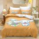 thumbnail image 1 of Cartoon 3 Piece Bedding Set CIN-namoroll Anime Comforter Set Cute Duvet Cover Sets Super Soft Girls Bedding Set Kids Bedroom Gifts, 1 of 5