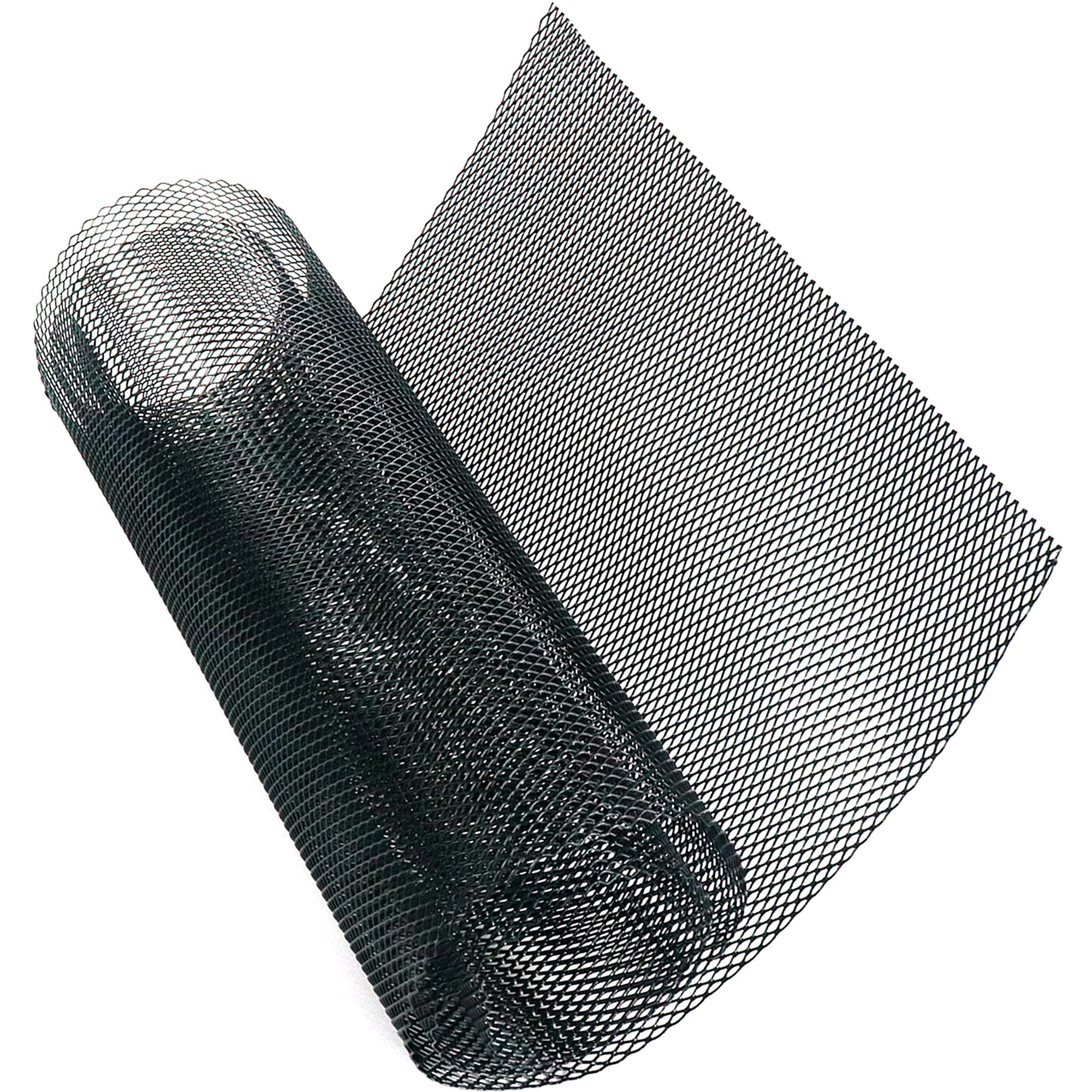 Malla Para Parrilla De Auto Modengzhe 102 X 33 Cm De Aluminio Negro