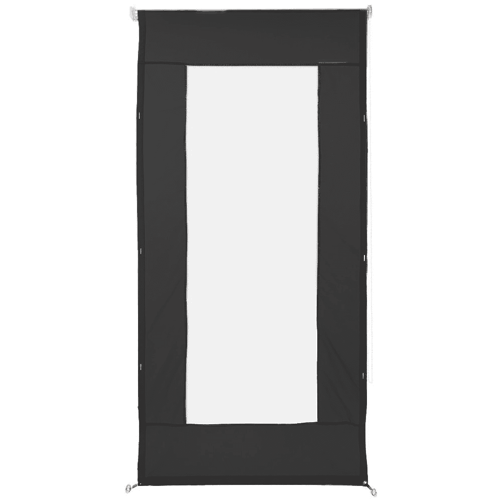 Chantilly - Cierre De Terraza Pvc 150 X 250 Cm Negro