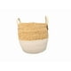 thumbnail image 1 of Canasto Yute y algodón tejido Grande 30CM Ancho, 1 of 6