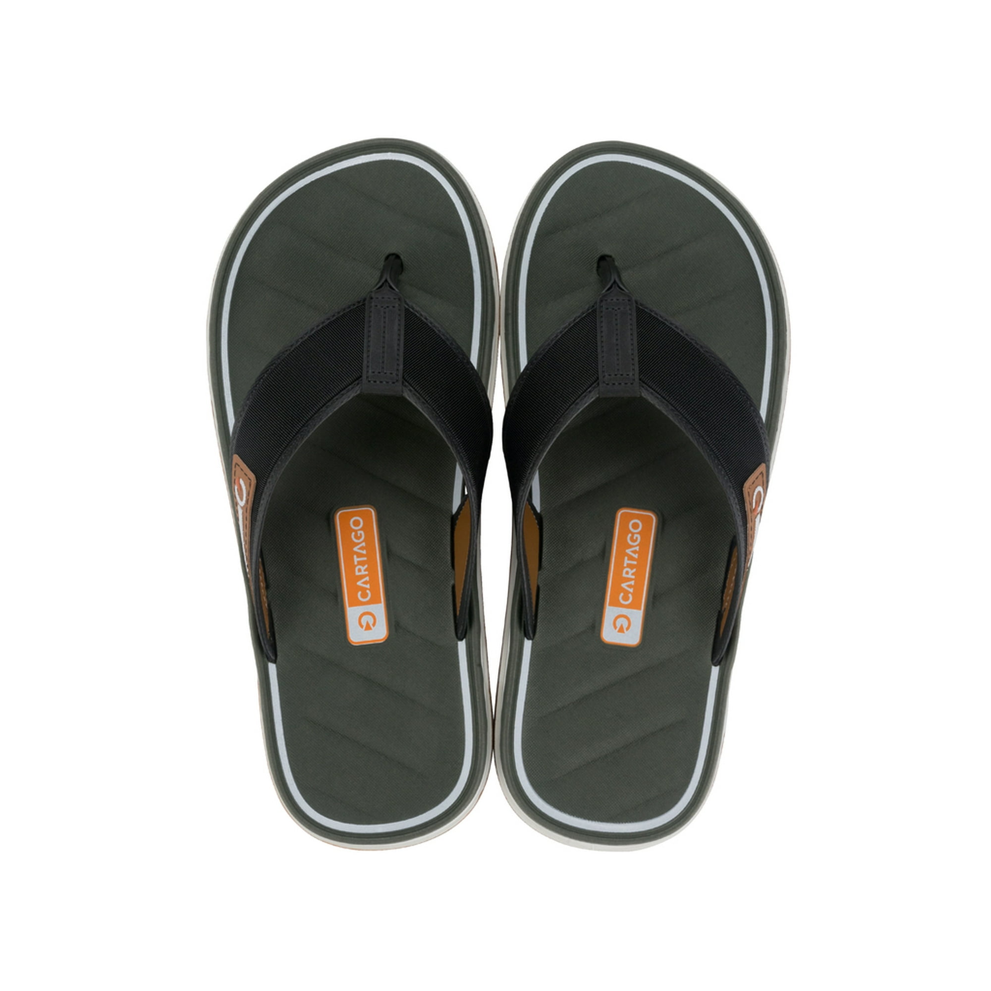 Sandalia Hombre Blanco/verde Malaga Cartago