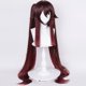 thumbnail image 4 of Peluca para disfraz de cosplay, mitad Hu Tao, color marrón, 110 cm, para mujer, 4 of 7