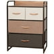 thumbnail image 1 of Cajonera Organizador Comoda 4 Cajones Metal Madera Tela, 1 of 7