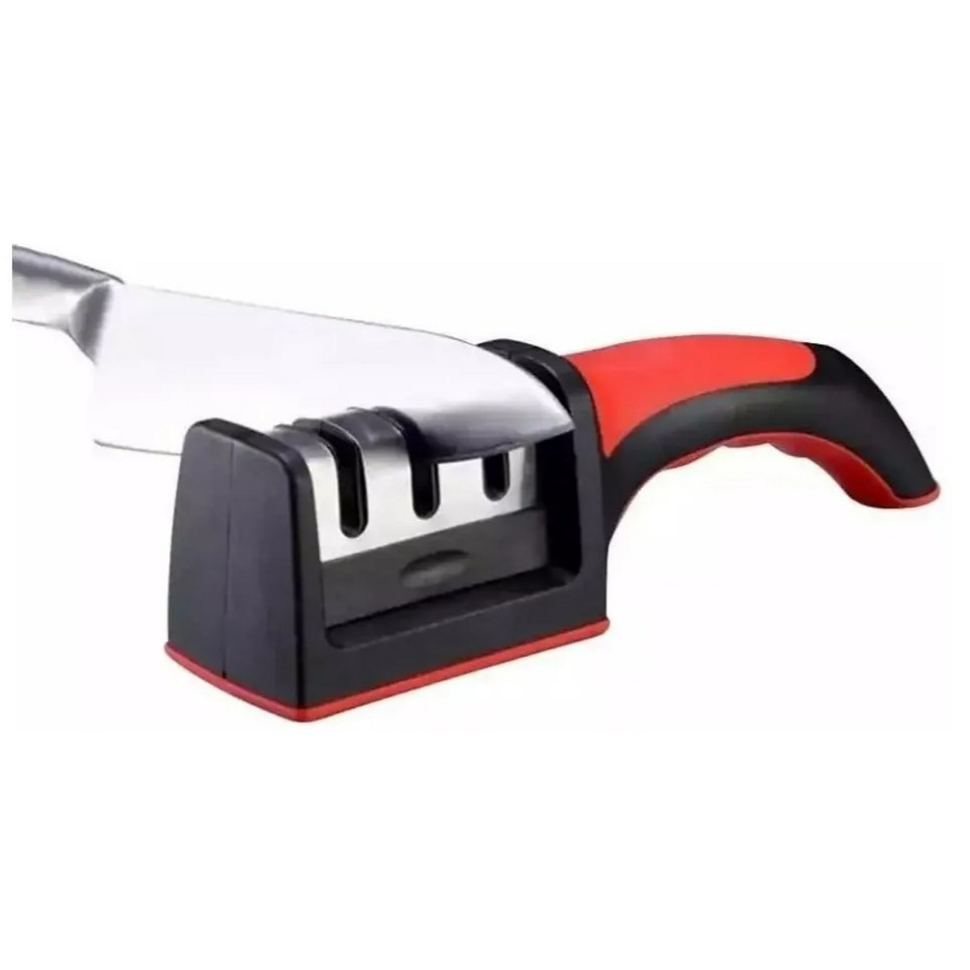 Irm - Afilador Amolador 3 En 1 Cuchillo Tijera Antideslizante Pro