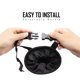 thumbnail image 5 of Bolsa de basura para coche UTSAUTO, tela Oxford lavable, negra, paquete de 2, 5 of 8