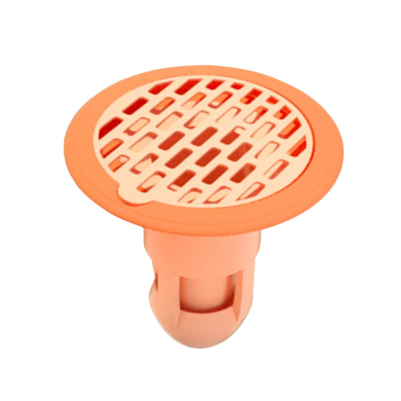 Magideal - Colador De Drenaje Antiolor, Drenaje De Piso De Inserción De Baño, Colador De Piso De Ducha De Baño Tapón De Drenaje Redondo Desagüe De Piso De Ducha, Rosa