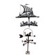 thumbnail image 3 of 2 Uds Lindo Weathervane Weather Vane Viento Indicador De Dirección Decoraciones, 3 of 3
