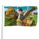 thumbnail image 1 of Dino Dan Bandera impresa con temática, regalo perfecto para fanáticos, amigos y familiares, y adecuada para actividades al aire libre e interiores, decoraciones de fiesta. 60*90CM, 1 of 6